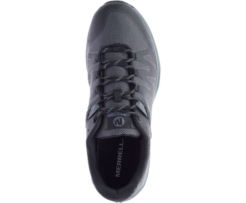 Merrell Hiking Shoes Black - Zion FST - Mens 53HTJOWSF
